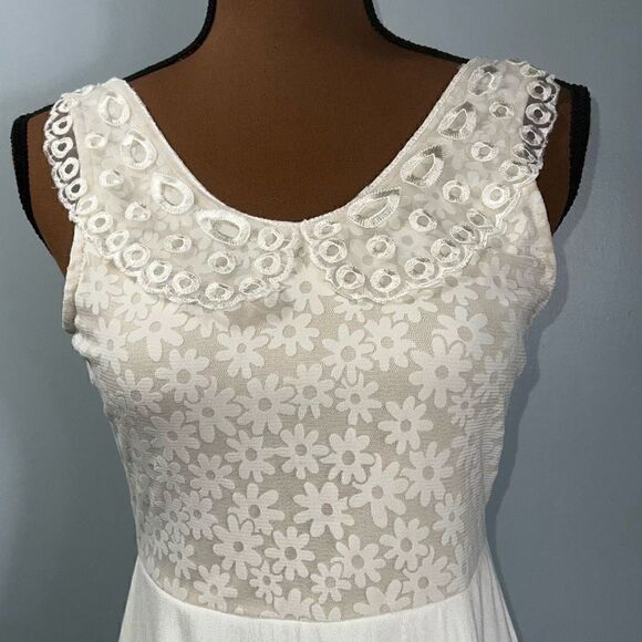 MAJORELLE Revolve Daisy Printed Lace Fit & Flare Open Back Mini Dress Women’s M - Picture 5 of 12